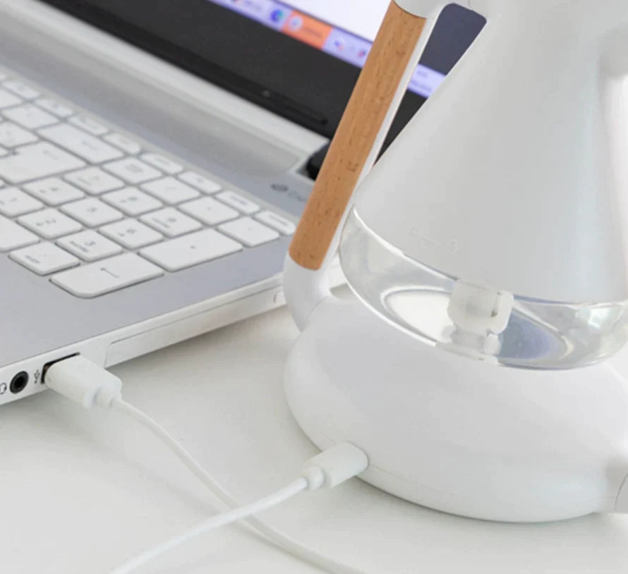 Smart humidifier with mobile phone charging function