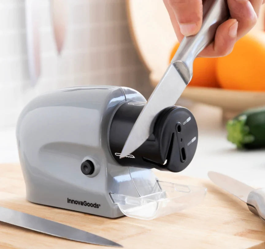 Electric knife sharpener with 6 functions