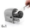 Electric knife sharpener with 6 functions