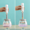 Automatic make-up brush cleaner