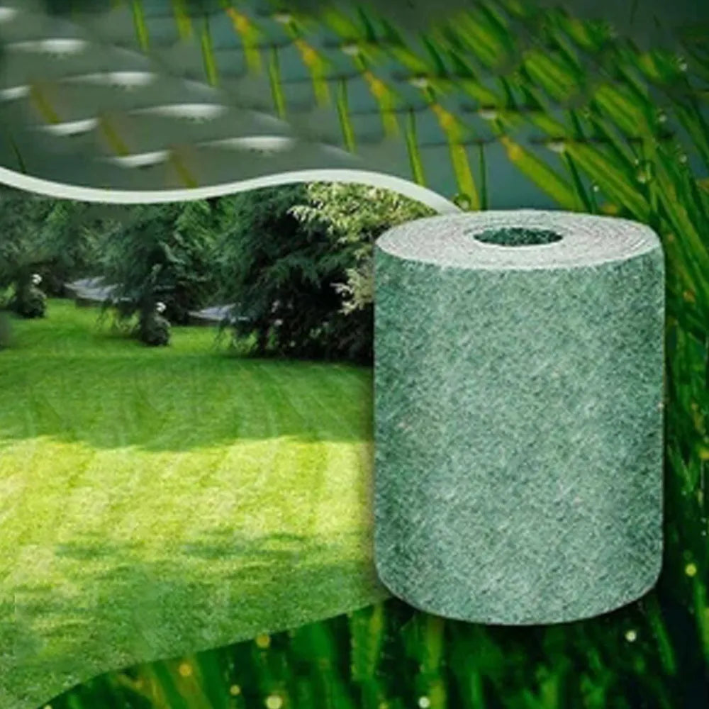 Biodegradable grass seed mat